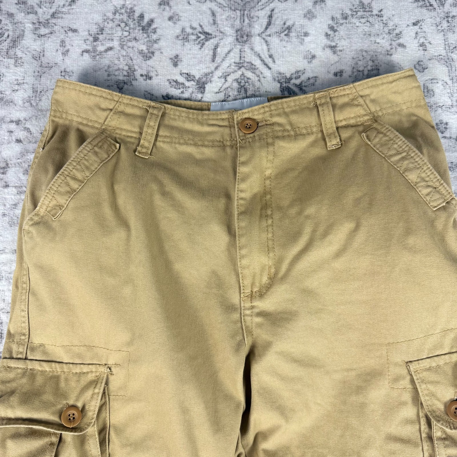 Carhartt WIP Cargo Pants Mens 32 Beige Tan Military Utility Workwear Cotton