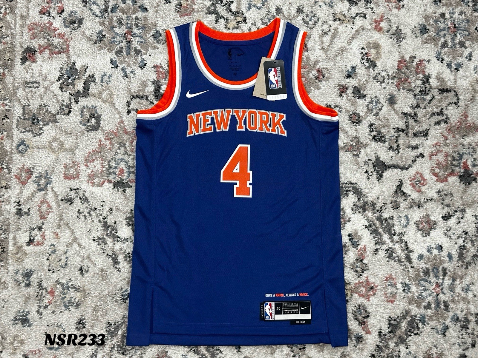 NIKE NBA NEW YORK KNICKS DERRICK ROSE #4 JERSEY ICON DN2015-401 SIZE S-XL NEW
