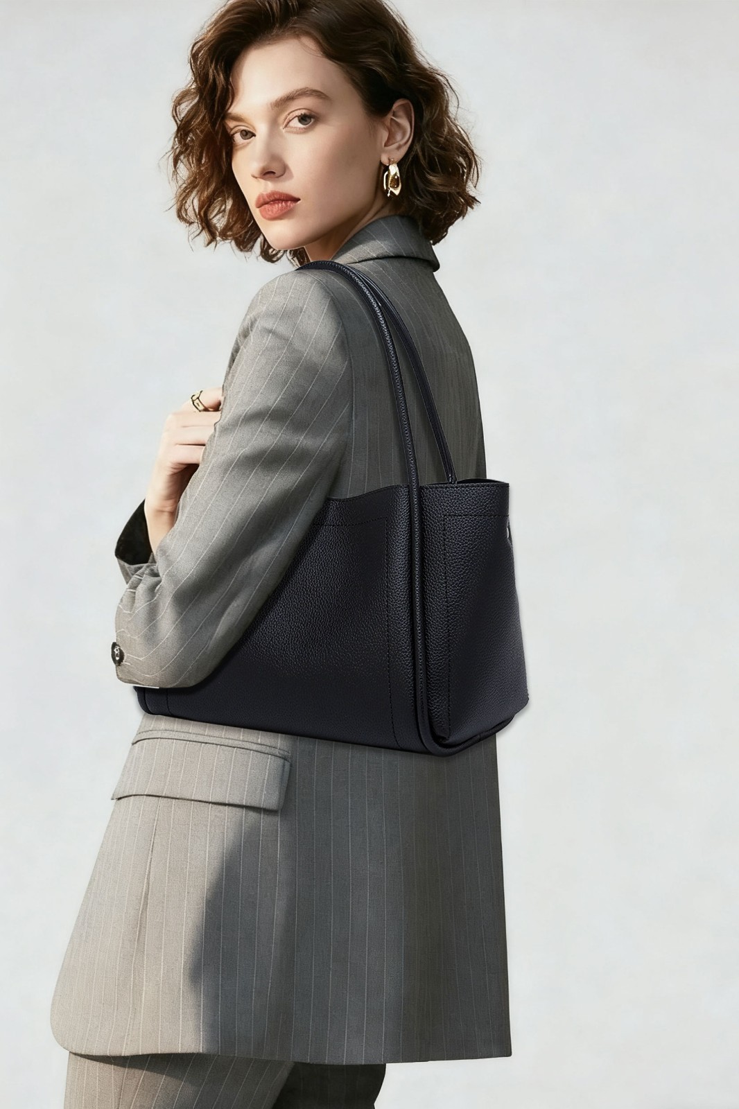 Women’s Bag Large Capacity Shoulder Purse Handbag PU Leather Crossbody Tote Bag