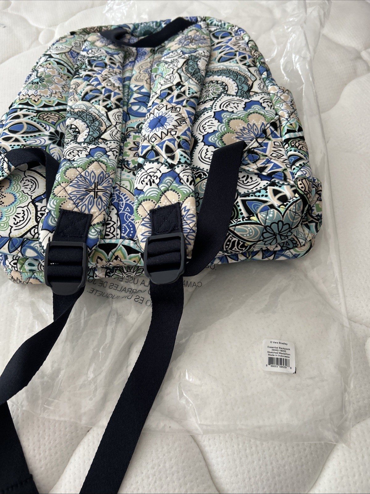 Vera Bradley ~ “Sketched Medallion” ~ Essentiat Backpack ~ NWT