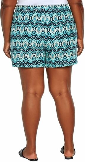 Wildfox Womens Lightweight Relaxed Fit Pull-On Shorts Multicolor Pockets