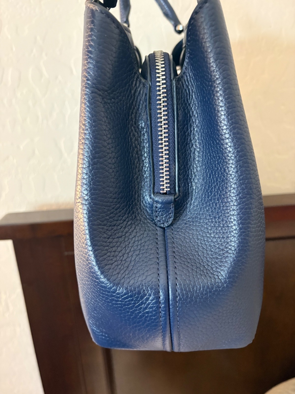 kate spade satchel new dual color blue handles and shoulder strap New never used