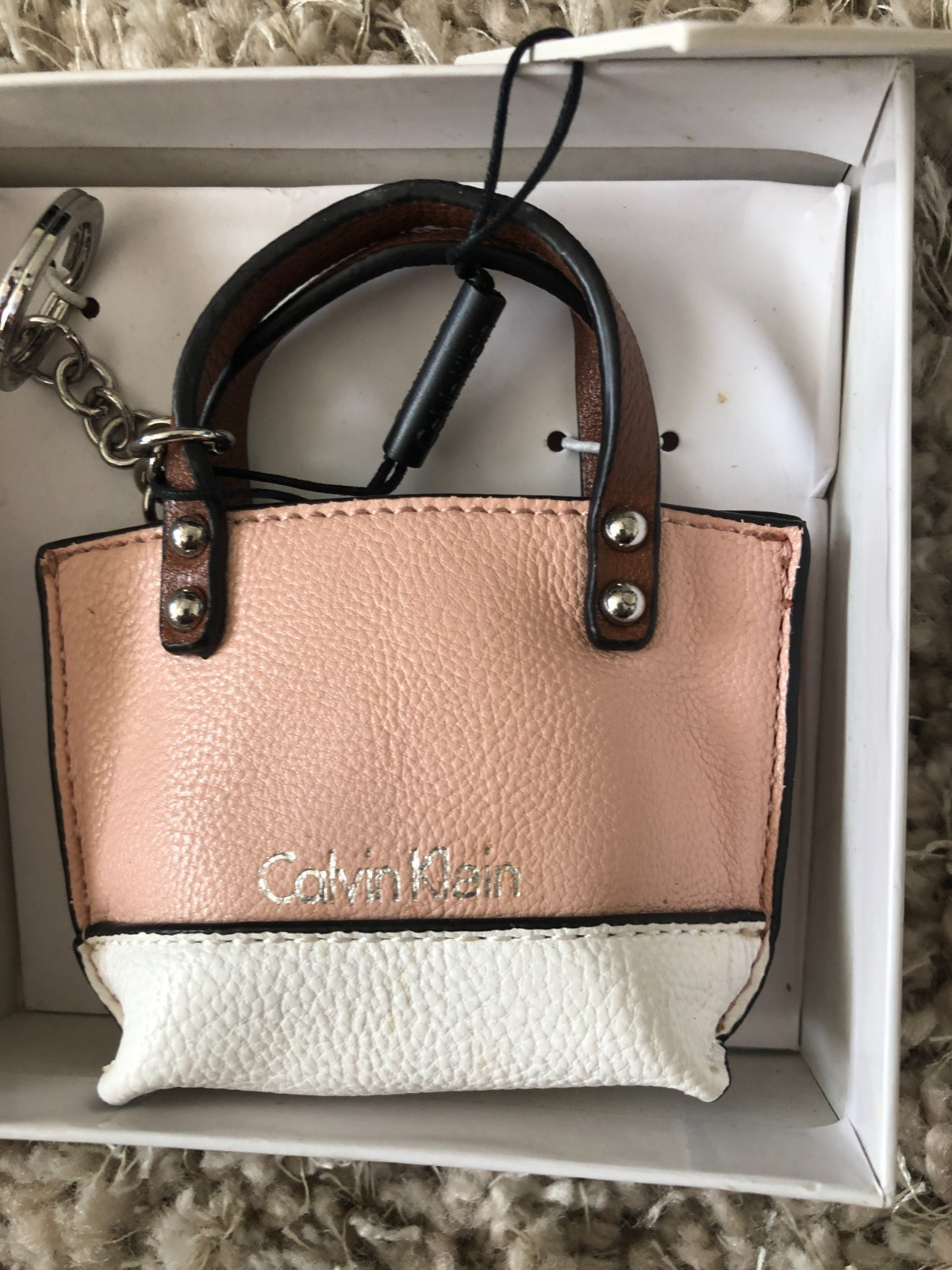 New in Box Calvin Klein Mini Bag Charm / Keychain- $38.00 New