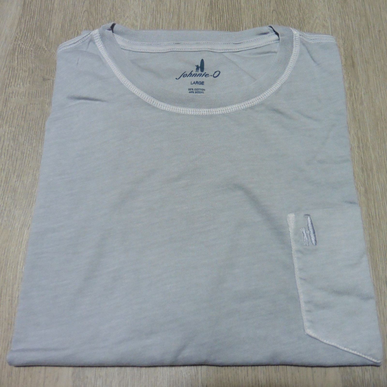 JOHNNIE-O Mens L XL T SHIRT DALE 2.0 SHORT SLEEVE GOLF TEE NAVY MALIBLU BANDANA