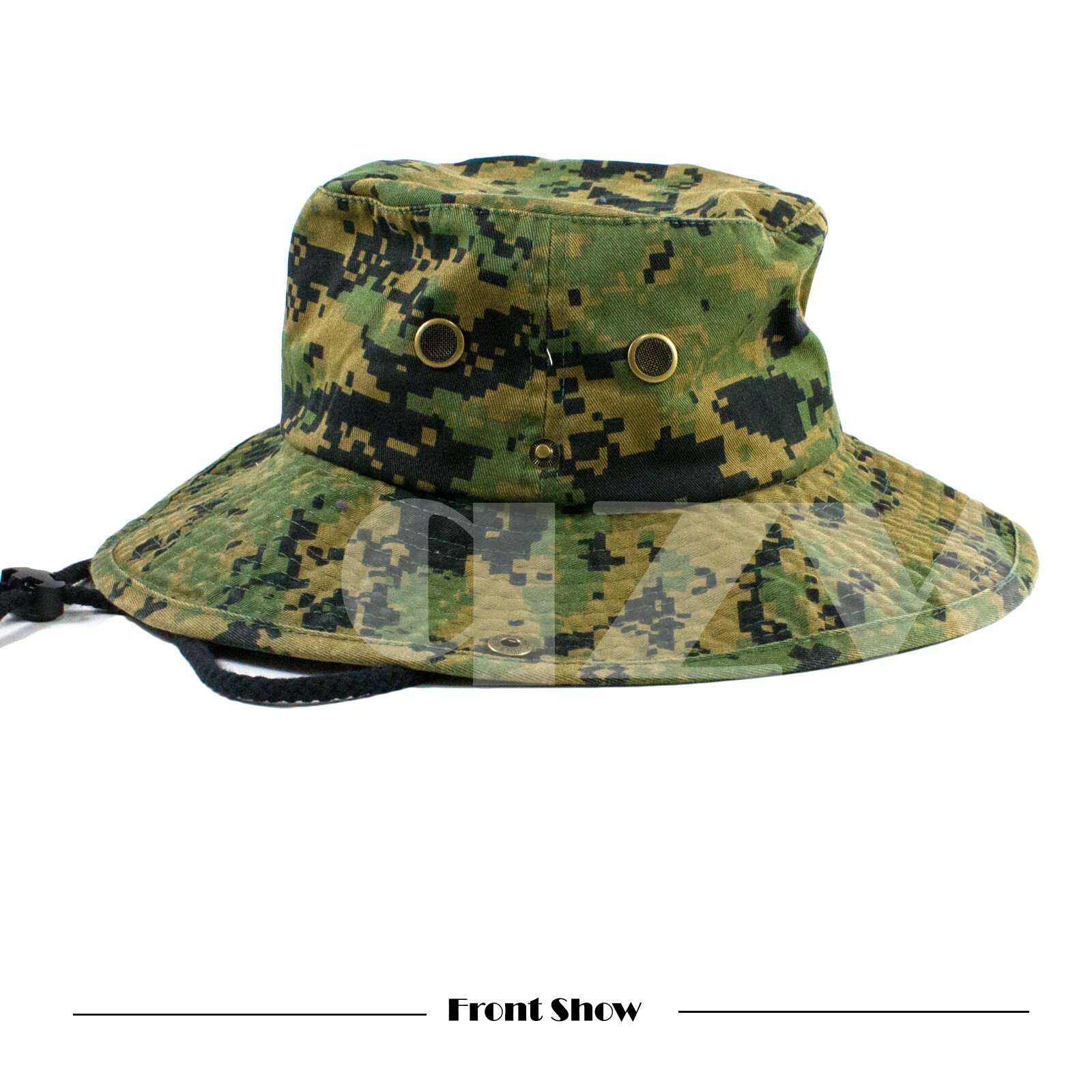 Mens Outdoor Boonie Bucket Hat Fishing Camping Military 100% Cotton Safari Cap