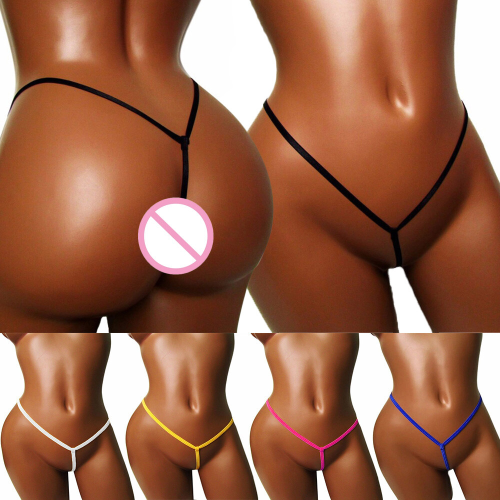 5 Pack Lot Womens G string Thong Panties Bikinis T back Sexy Underwear Lingeries