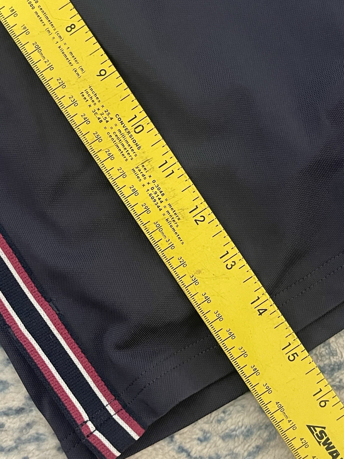 Varley Patrick Skort Womens Small Navy Blue Striped Athletic Tennis Golf New