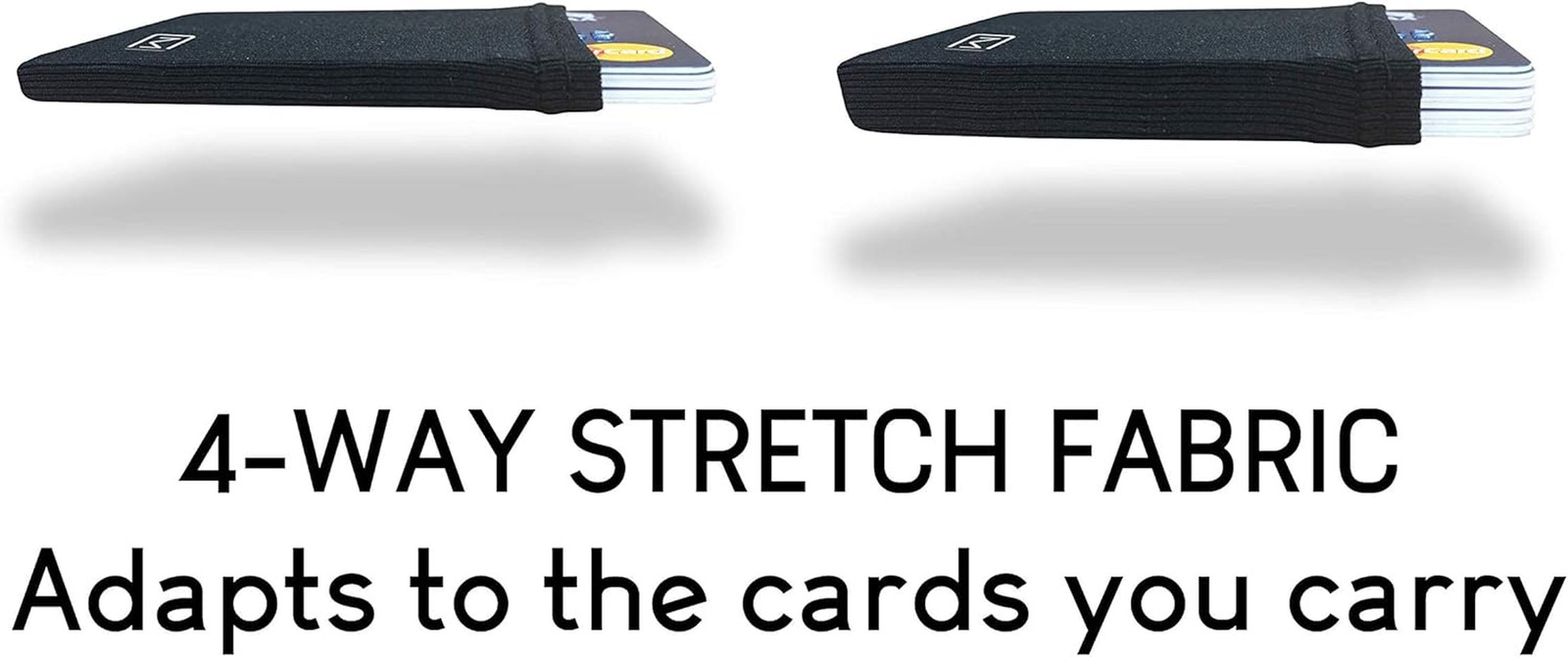 Modern Carry Ultra Thin Wallet for Men & Women, Single Pocket or 2 Slot Options,