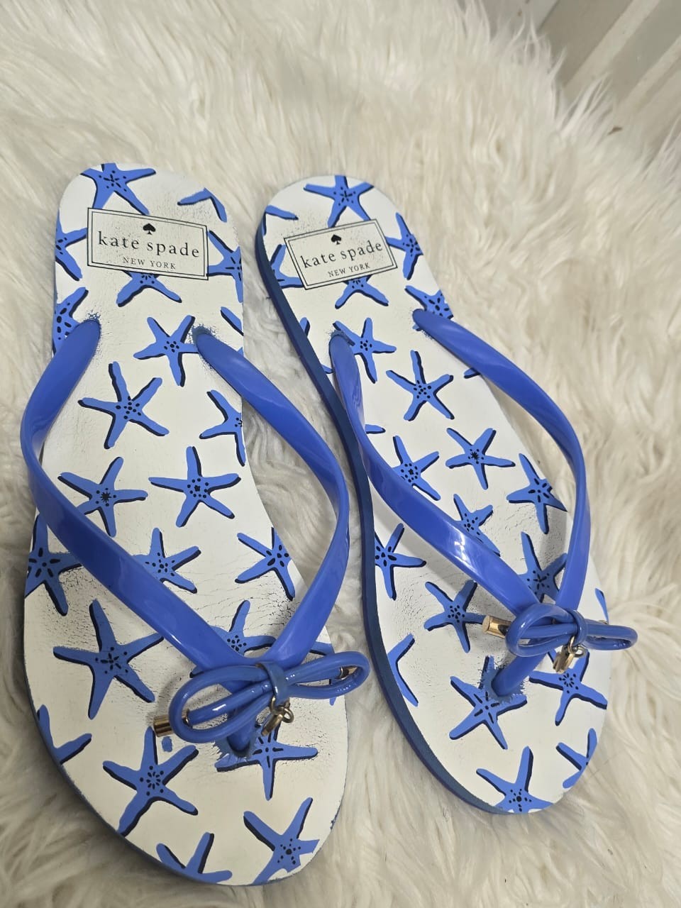 kate spade new york Flip Flop Low (1-1.9 in) Heel Height Sandals for Women Sz 7M
