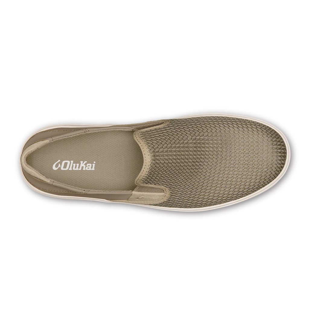 OLUKAI Lae’ahi Men’s Slip On Sneakers – 10443 – Clay – 11