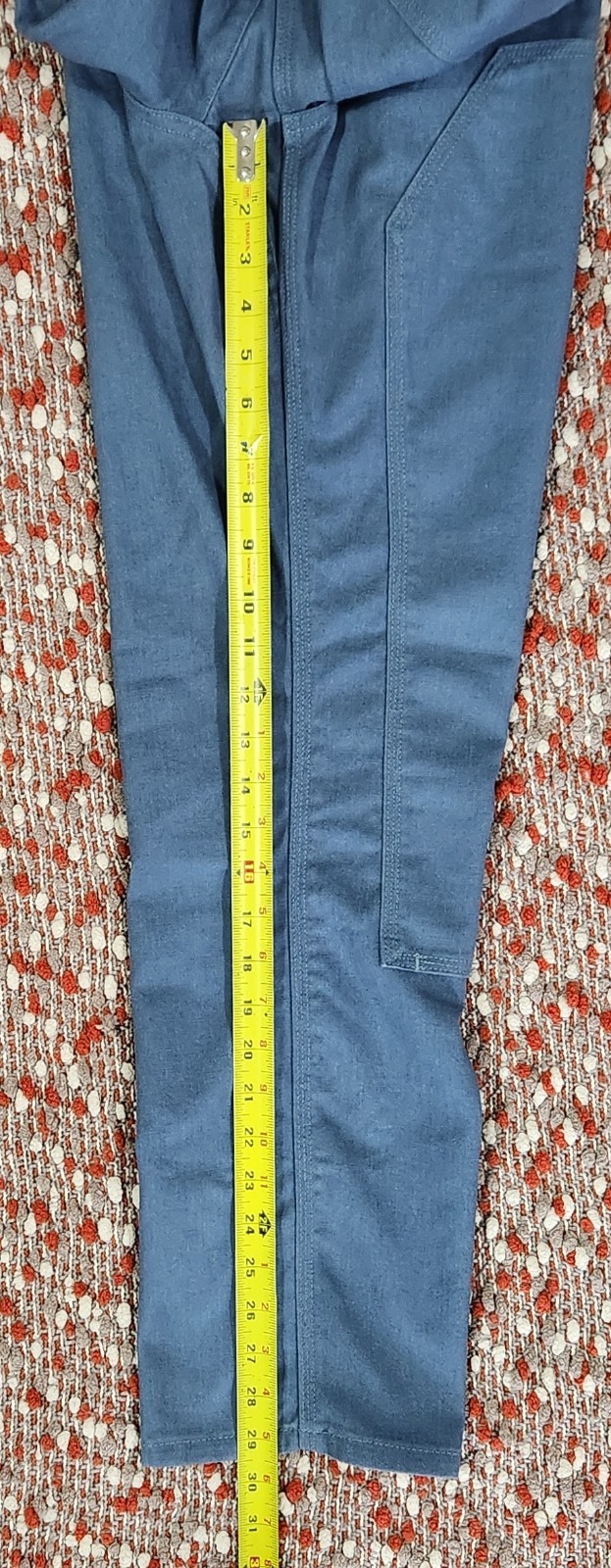 NWT Patagonia Women’s Slim All Seasons Hemp Pants in Blue; Size 12 SHORT