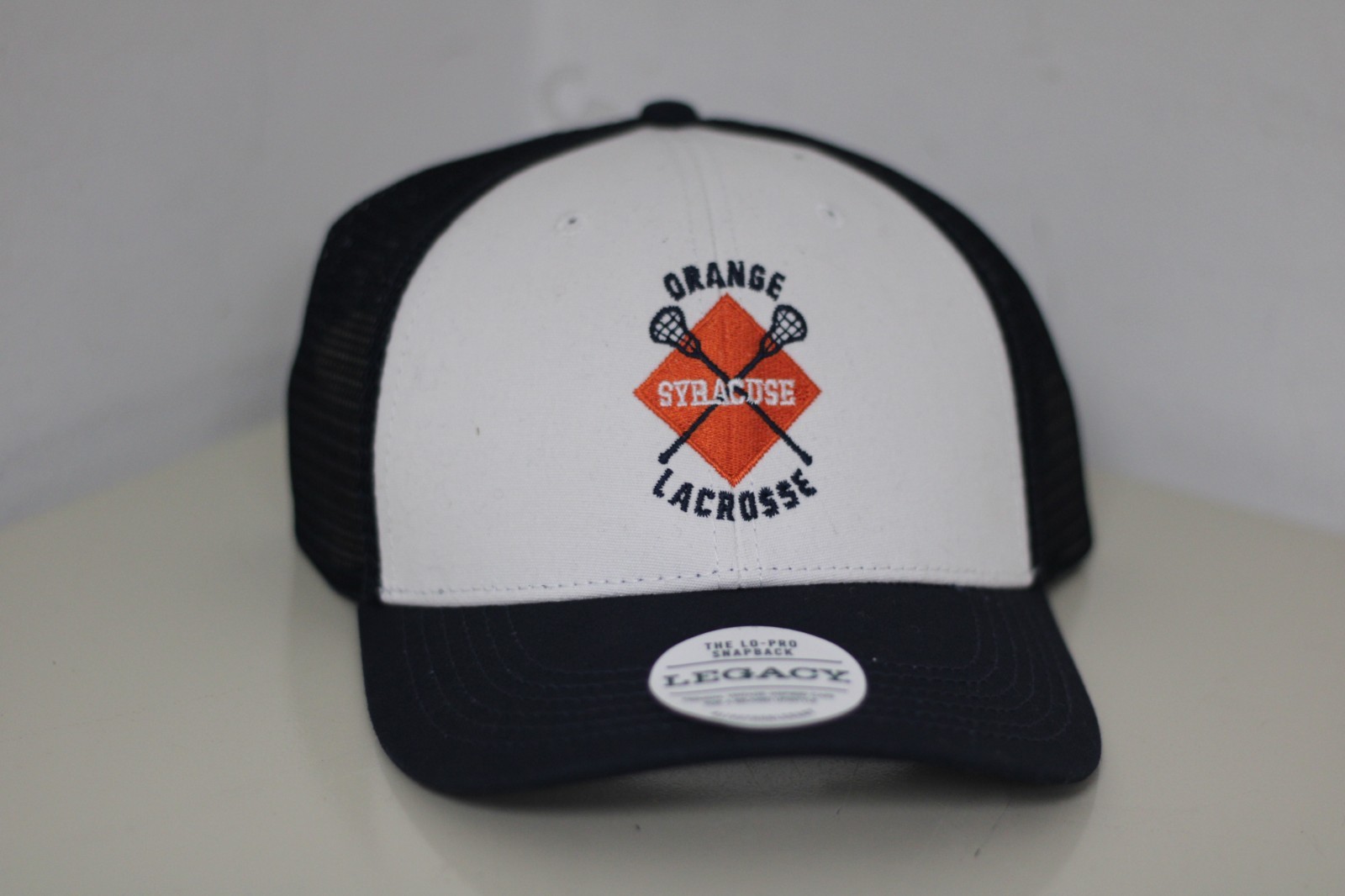Syracuse Orange Lacrosse Legacy Lo-Pro Snapback Mesh Trucker Hat