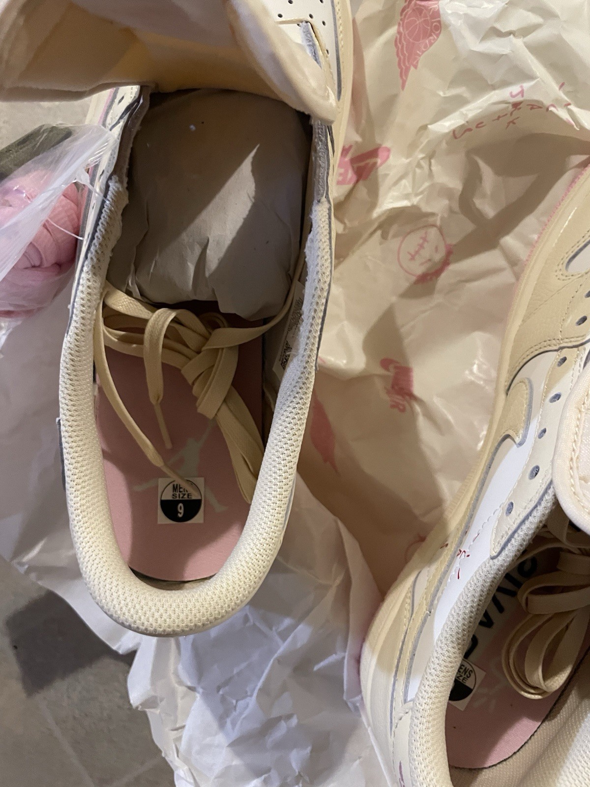 Nike Air Jordan 1 Low Travis Scott Colorblock Leather Low Top Sneakers Custom