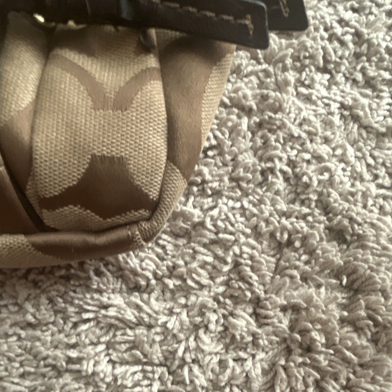 Coach Women’s Brown/Beige Logo Drawstring & Zip Backpack, Outer Pockets