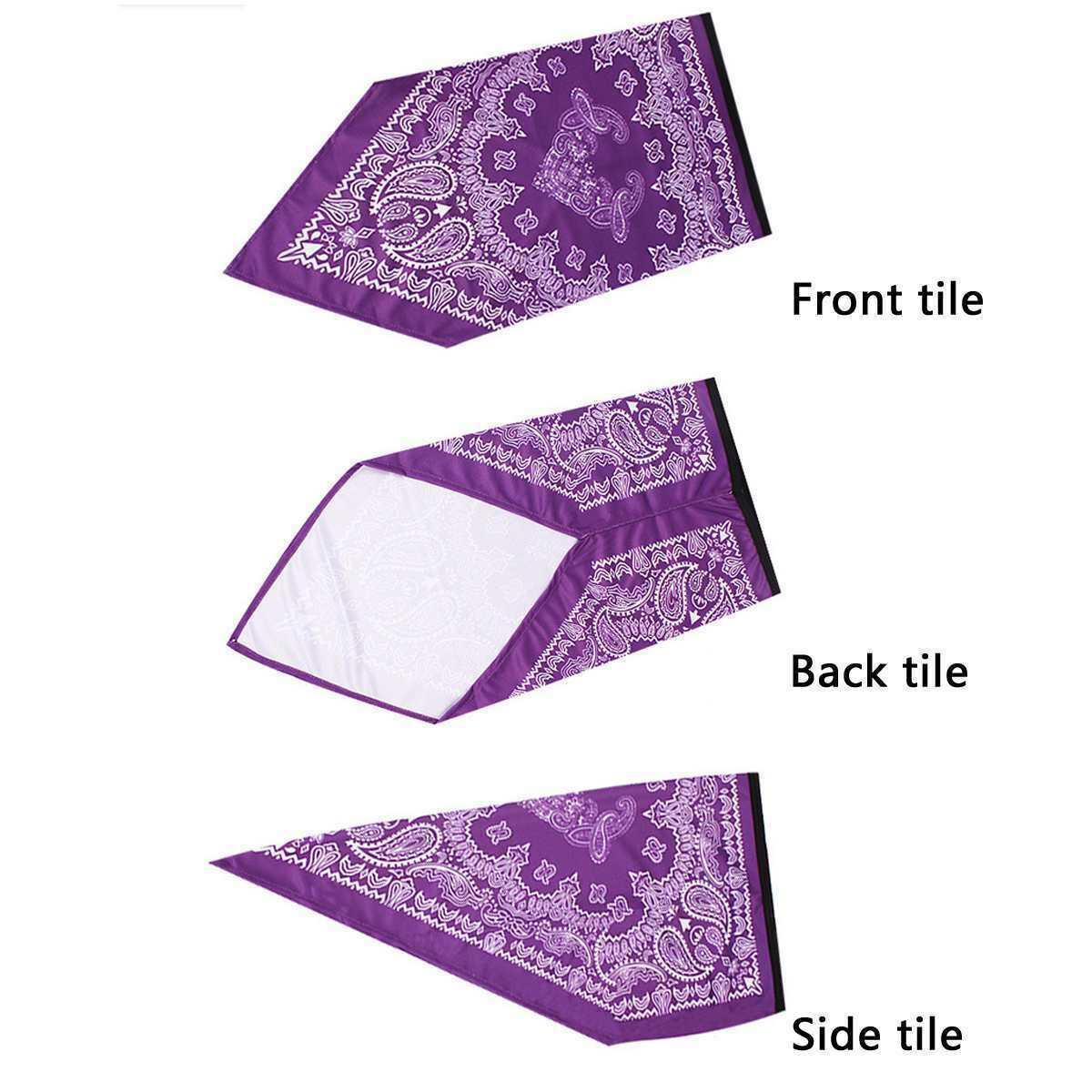 Balaclava UV Protection Face Mask Paisley Print Neck Gaiter Bandana Cover Scarf
