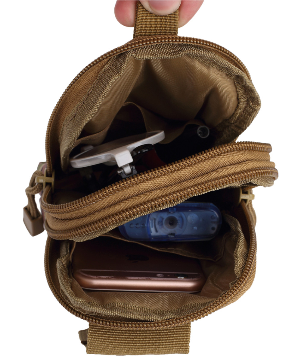 Tactical Fanny Pack Molle Military Phone Pouch Pocket Waist Belt Bag for Mens