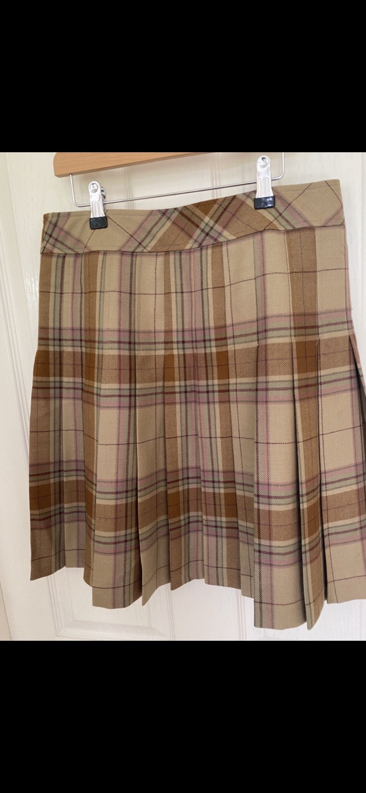 Really Wild Ladies Kilt Skirt With Buckles Wool Tweed worn once