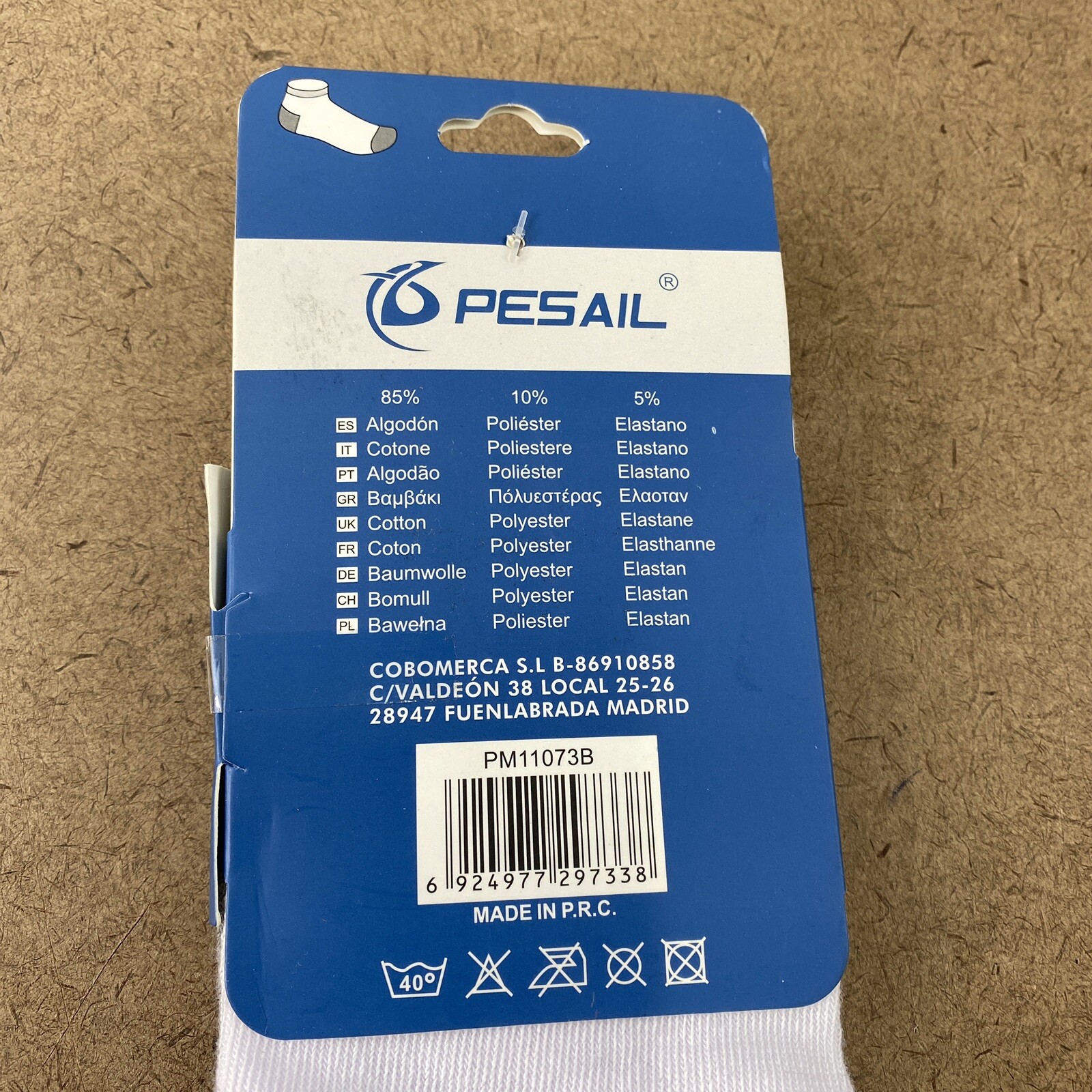 Pesail Classic Men’s Size 40-46 Black Gray White Low Cut Ankle Socks NWT 3 Pairs