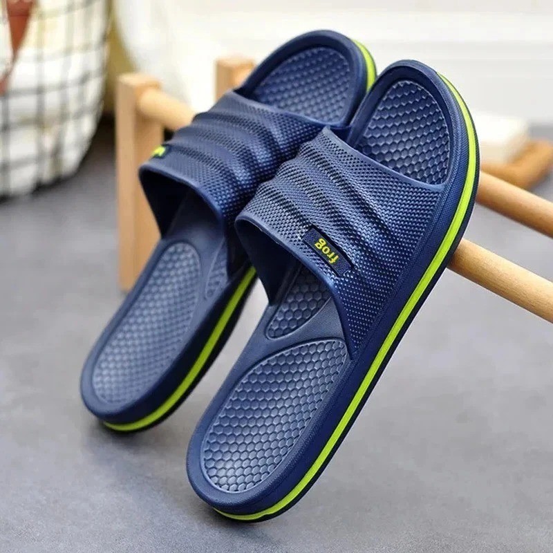 Men’s EVA Slippers Non Slip Soft Lightweight Indoor Home Bathroom Shoes Open Toe