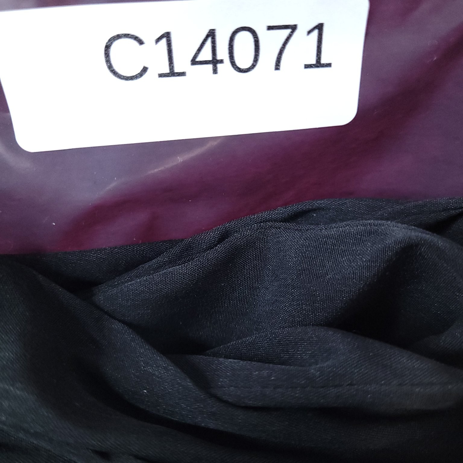 Cato Top Women’s Black 18/20W Polyester Spandex Bell Sleeve Blouse