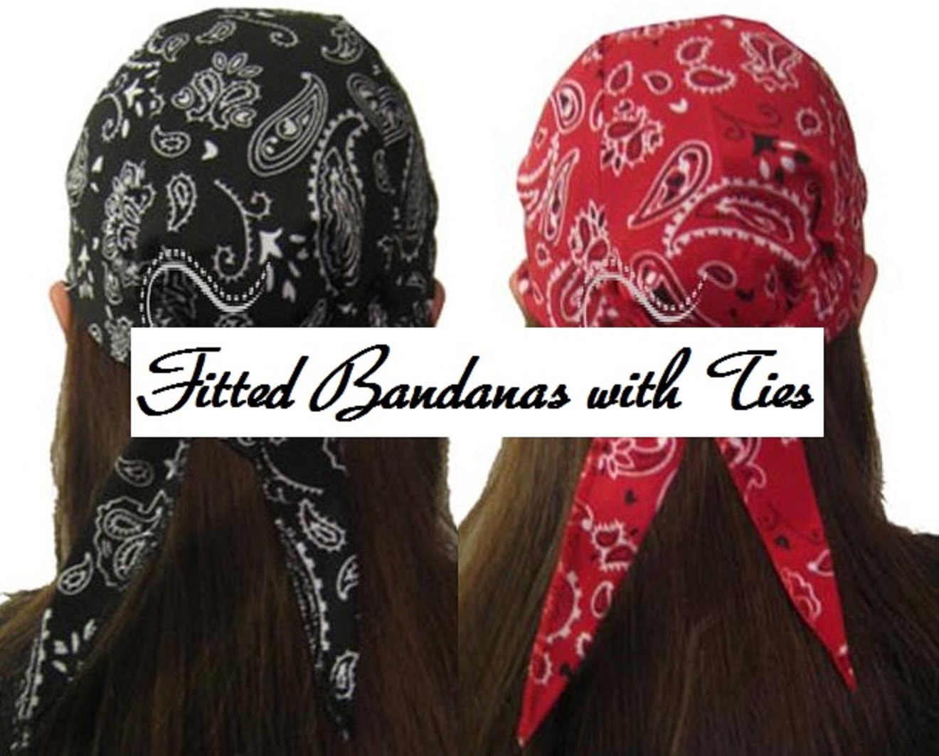 PAISLEY DOO RAG FITTED COTTON BANDANA TIES Do Du Hav A Danna Tie Skull Cap Back