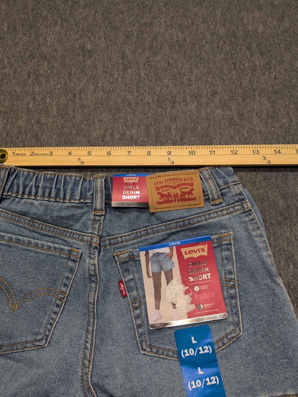 Levi’s Girls Easy Care 5 Pockets Comfortable Shorts