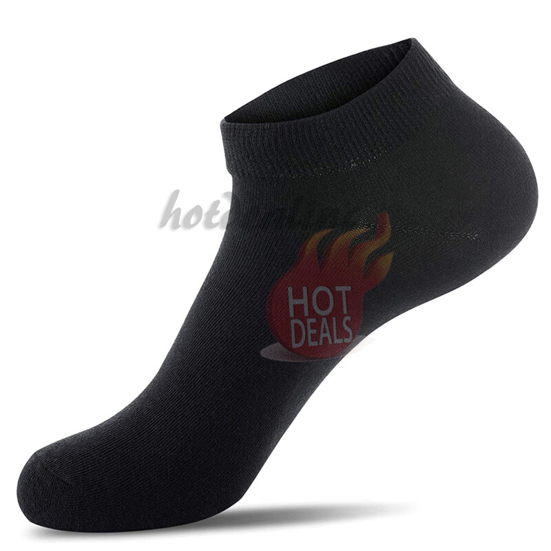 3-12 Pairs Men’s Ankle Quarter Crew Sports Socks Cotton Low Cut Size 9-11,10-13