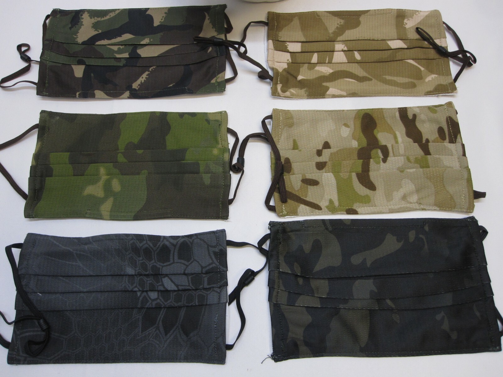 NEW MILITARY CAMO FACE MASK COVER REUSABLE WASHABLE BREATHABLE w. FILTER POCKET