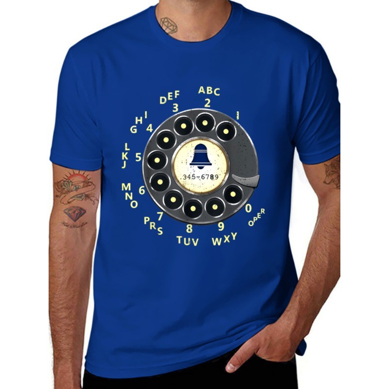 Vintage Retro Rotary Dial Telephone T-Shirt