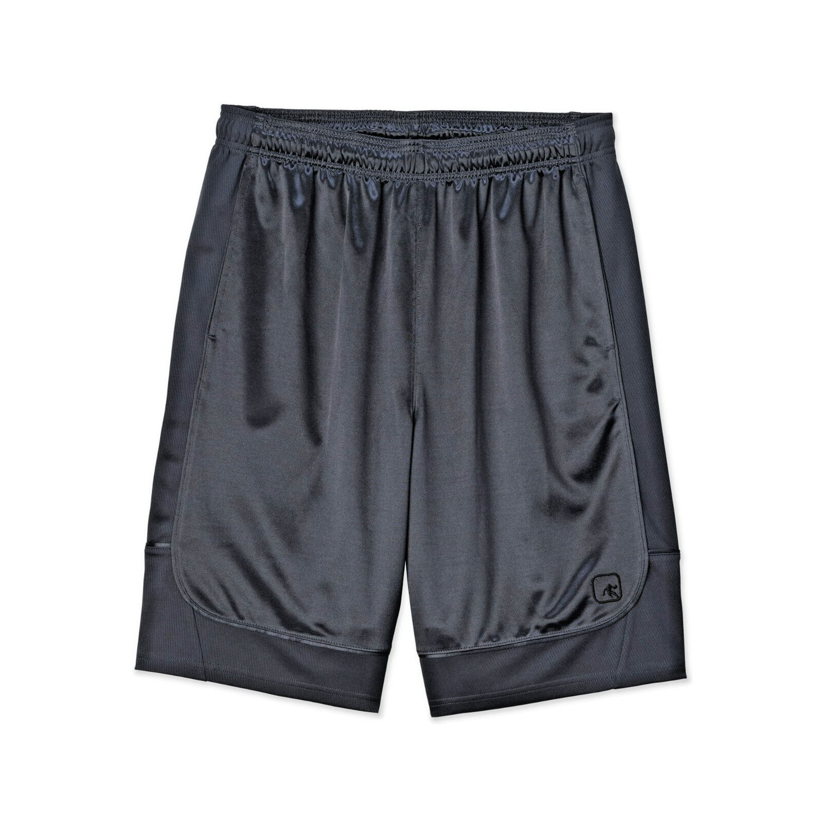 And1 Mens Basketball Gym Court Shorts Adjustable Waist S-3XL Dark Grey Ebony NEW
