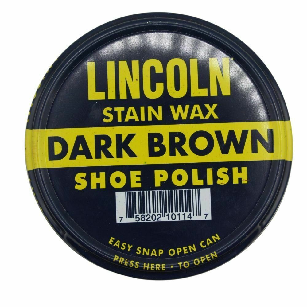 Lincoln Stain Wax Shoe Polish 2 1/8 oz