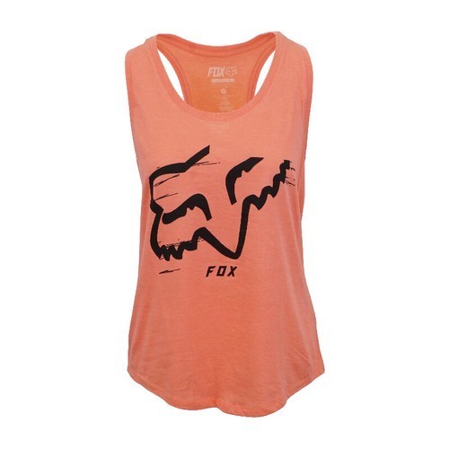 WOMENS MOTORCROSS RACER BACK RACE TANK CORAL