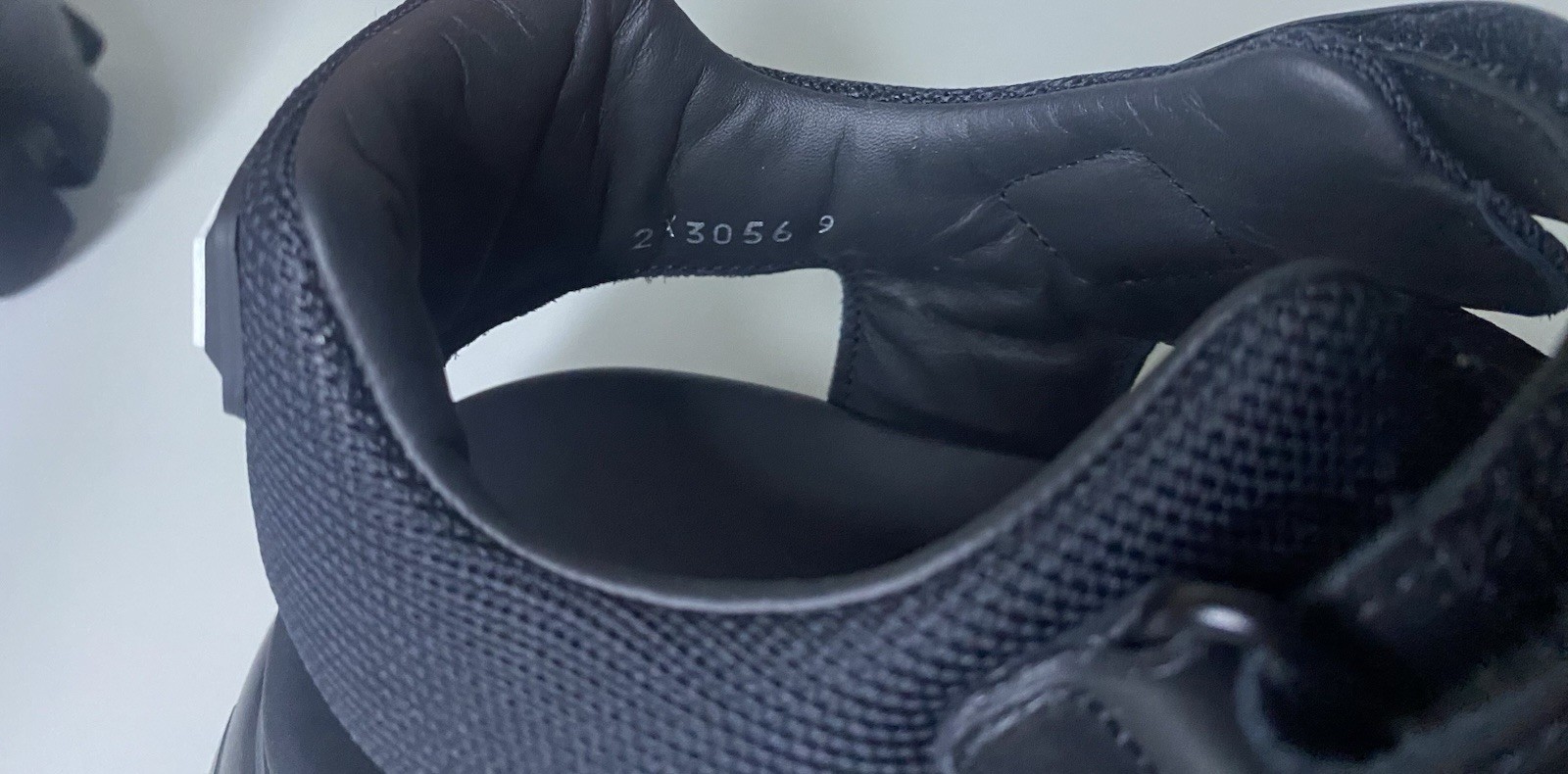 Men’s Size 10 US (9 UK) PRADA Lug-Sole Sport Sandals New In Box Black