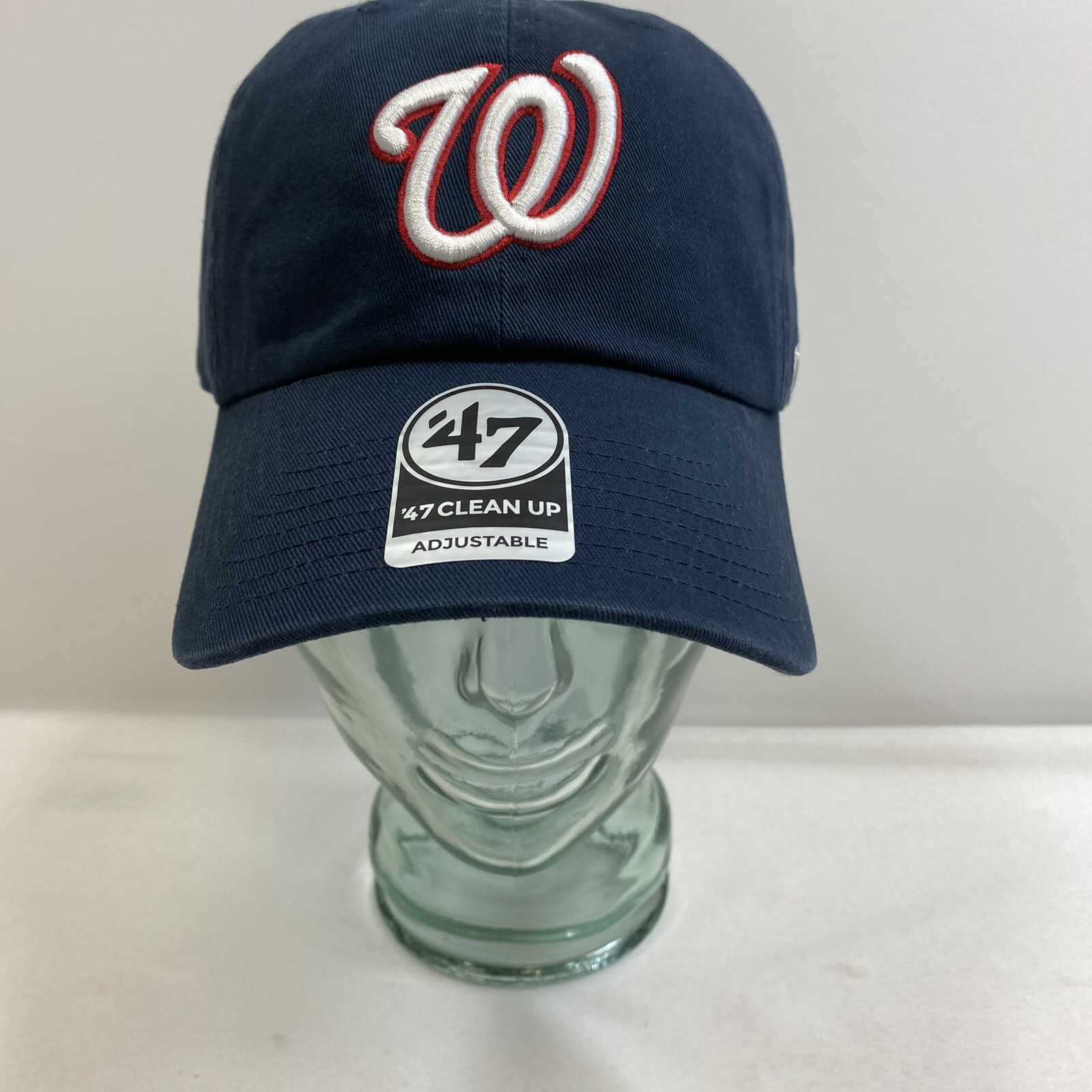 Washington Nationals ’47 Baseball Hat Blue Adjustable MVP Rear Logo American Cap
