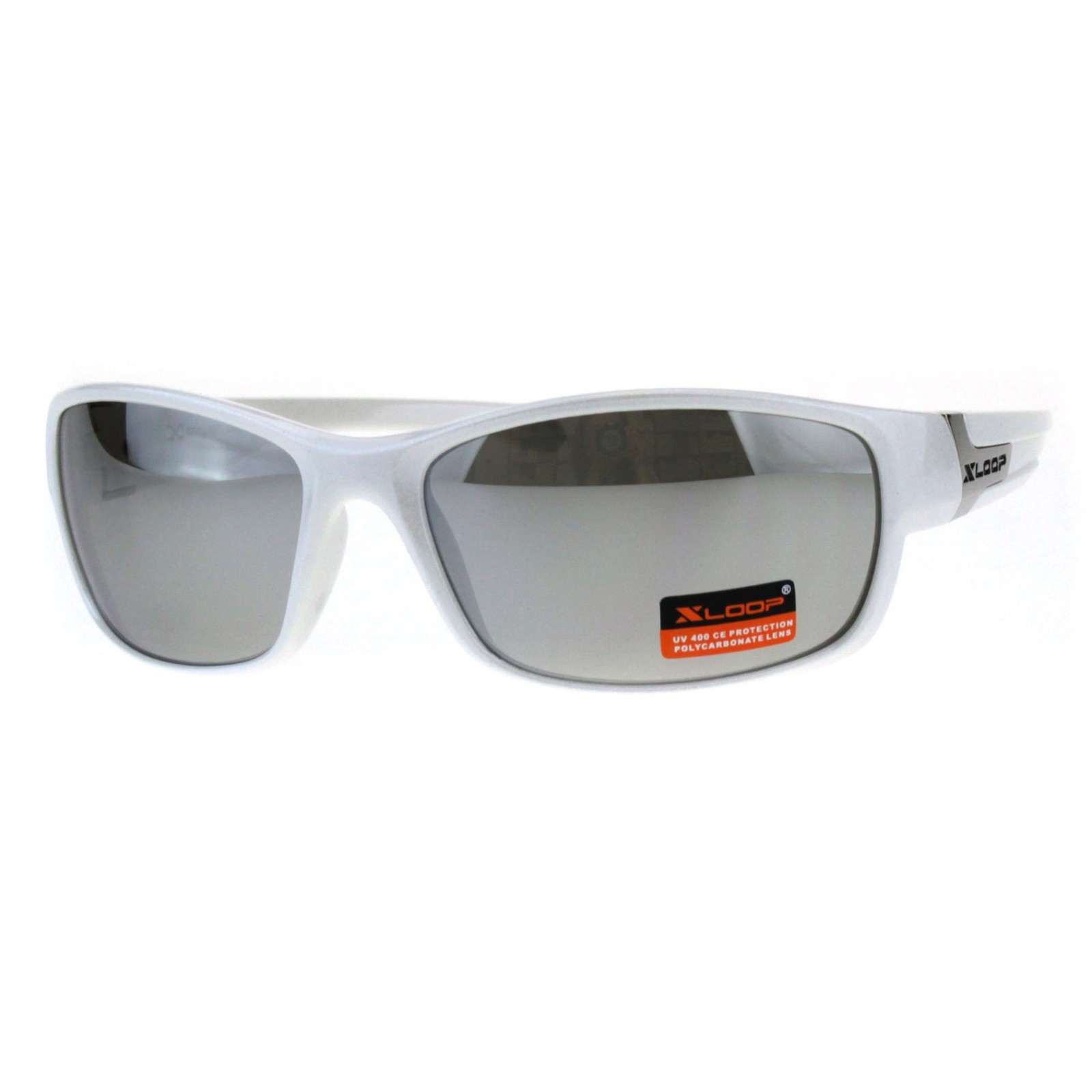 Xloop Sunglasses Mens Oval Rectangular Wrap Around Frame UV 400