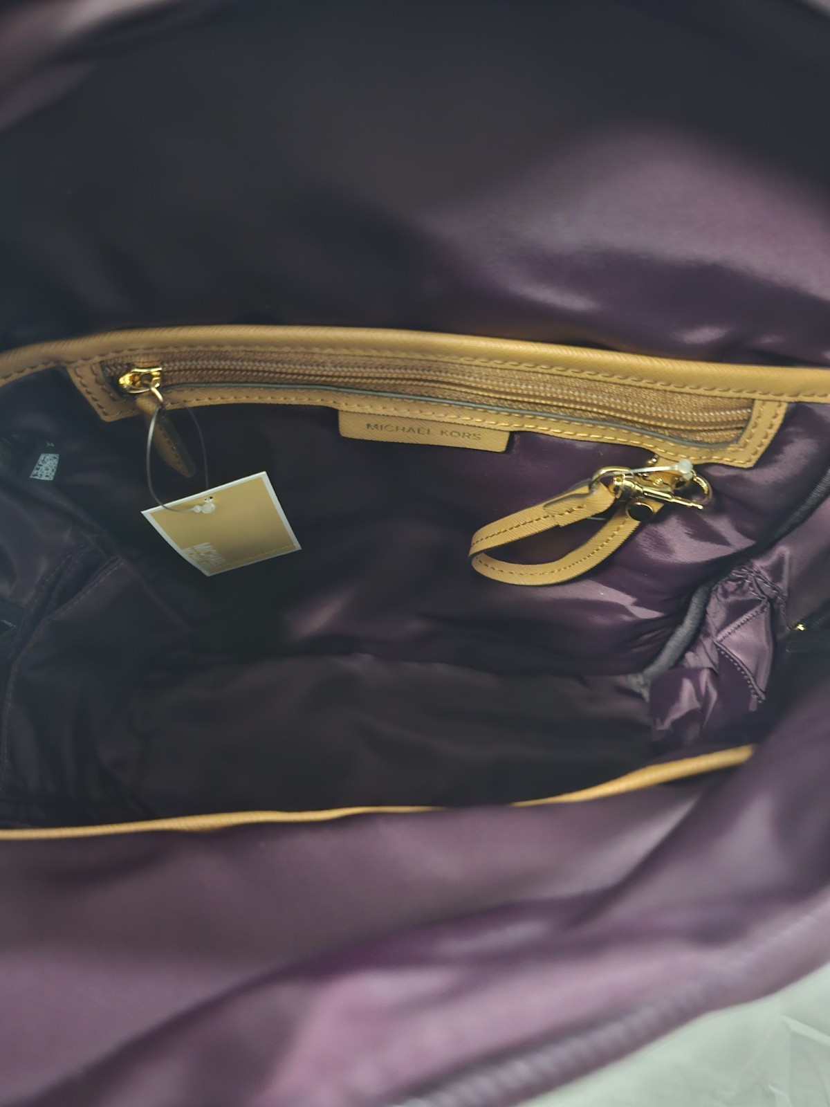 Michael Kors Burgundy Kelsey Nylon Backpack ~ LIGHT WEAR ~