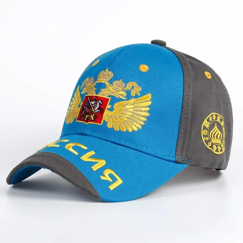 Russia Embroidery Baseball Cap Unisex Adjustable Outdoor Sports Hip Hop Sun Hat