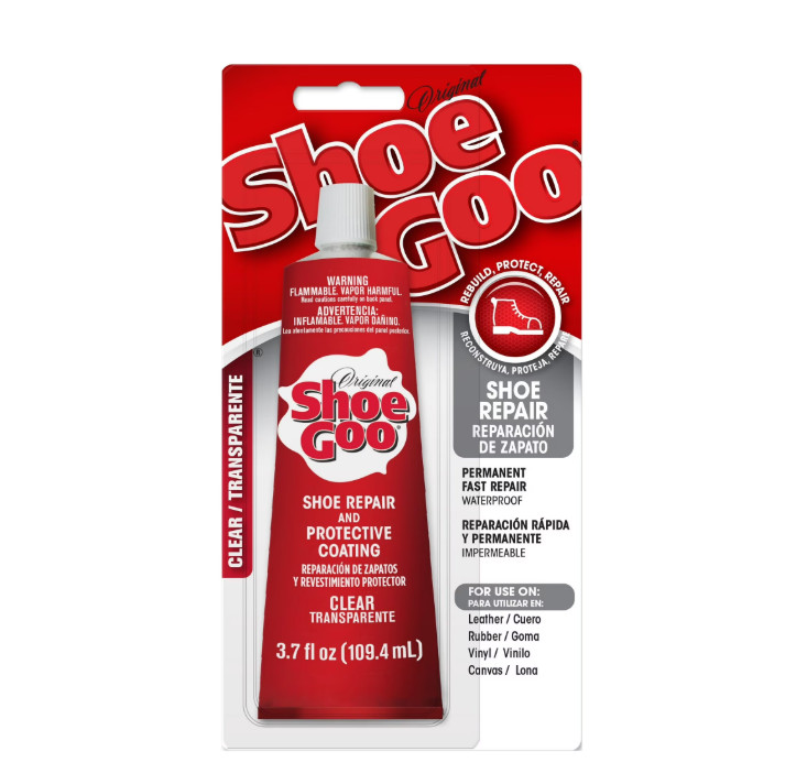 4 PACK Eclectic Shoe Goo Adhesive Glue, Shoe Repair, Clear, 110010, 3.7 fl. oz