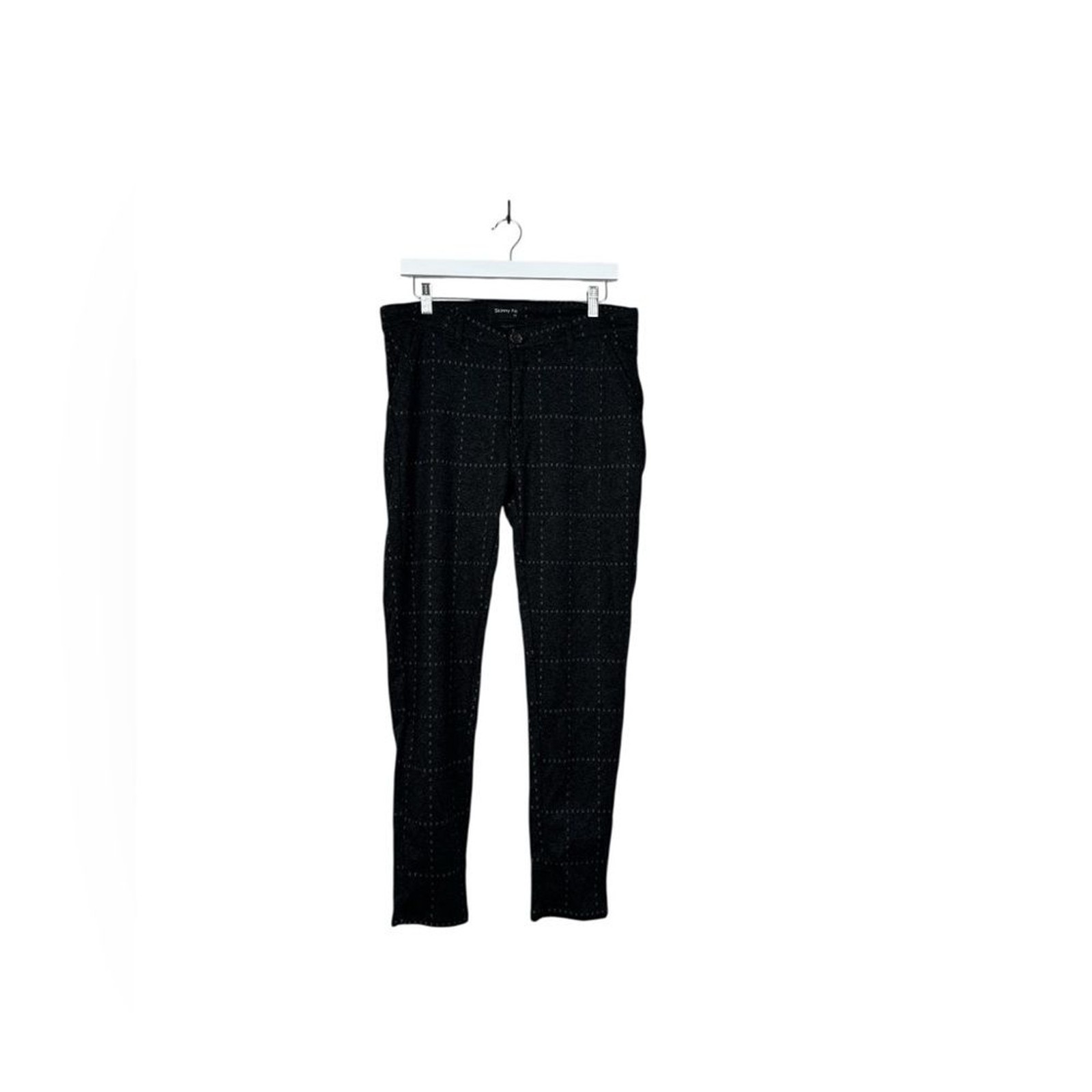 Women’s Black Checkered Pants