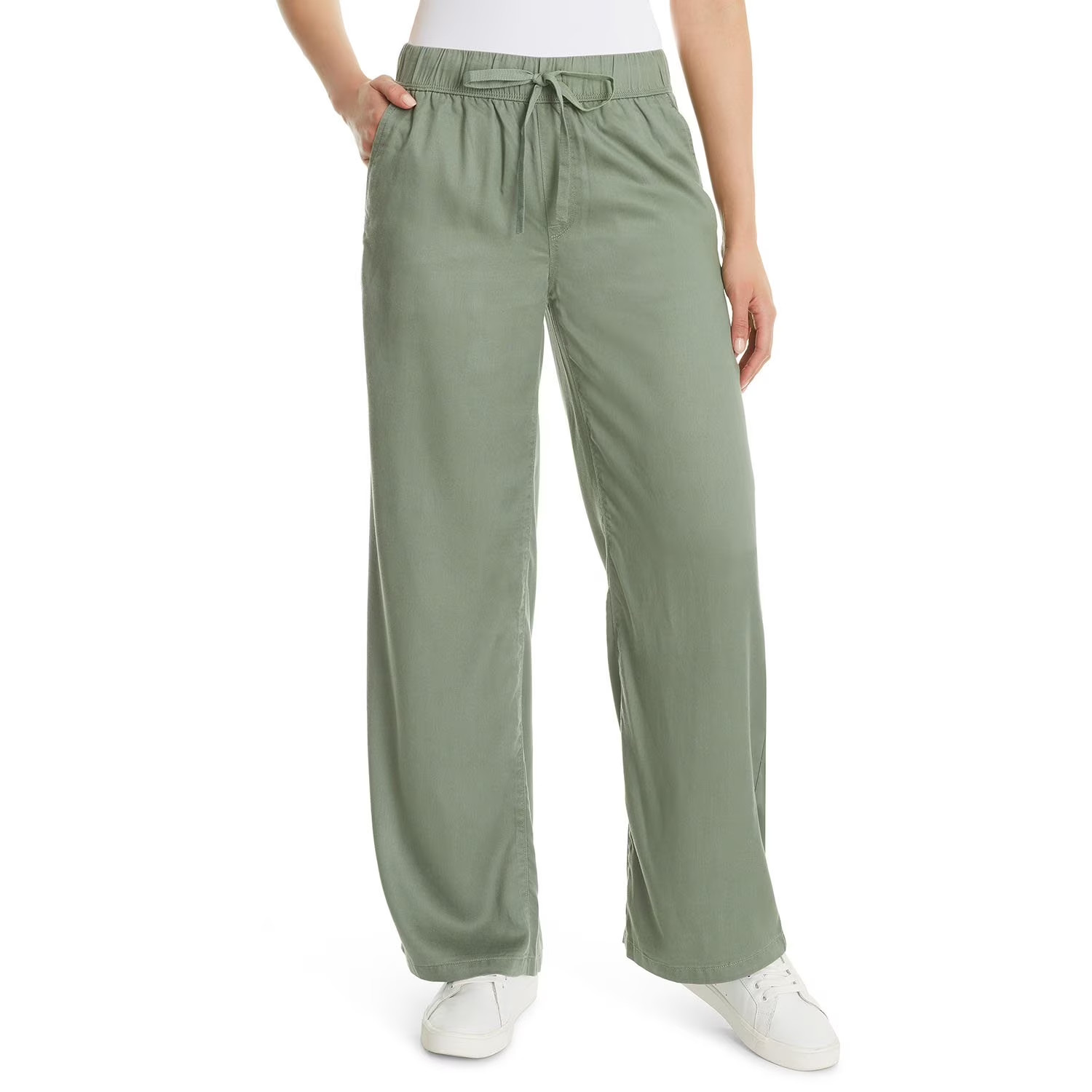 Nine West Women’s Lightweight Twill Pant Size Large Olive