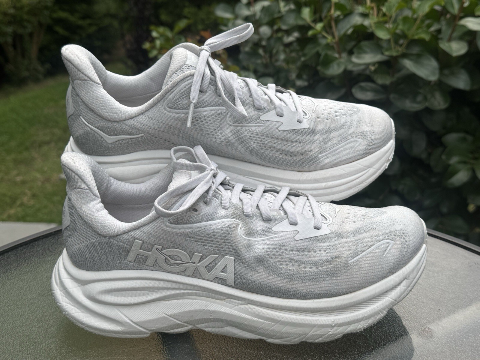 Hoka One One Clifton 10 Women’s Size 10 B Gray Running Athletic Shoes