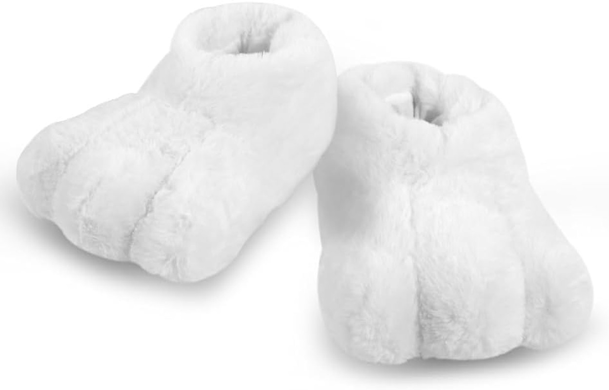 Easter Bunny Shoes Adult Rabbits Foot Shoes Bunny Feet Slippers White Costume Sl