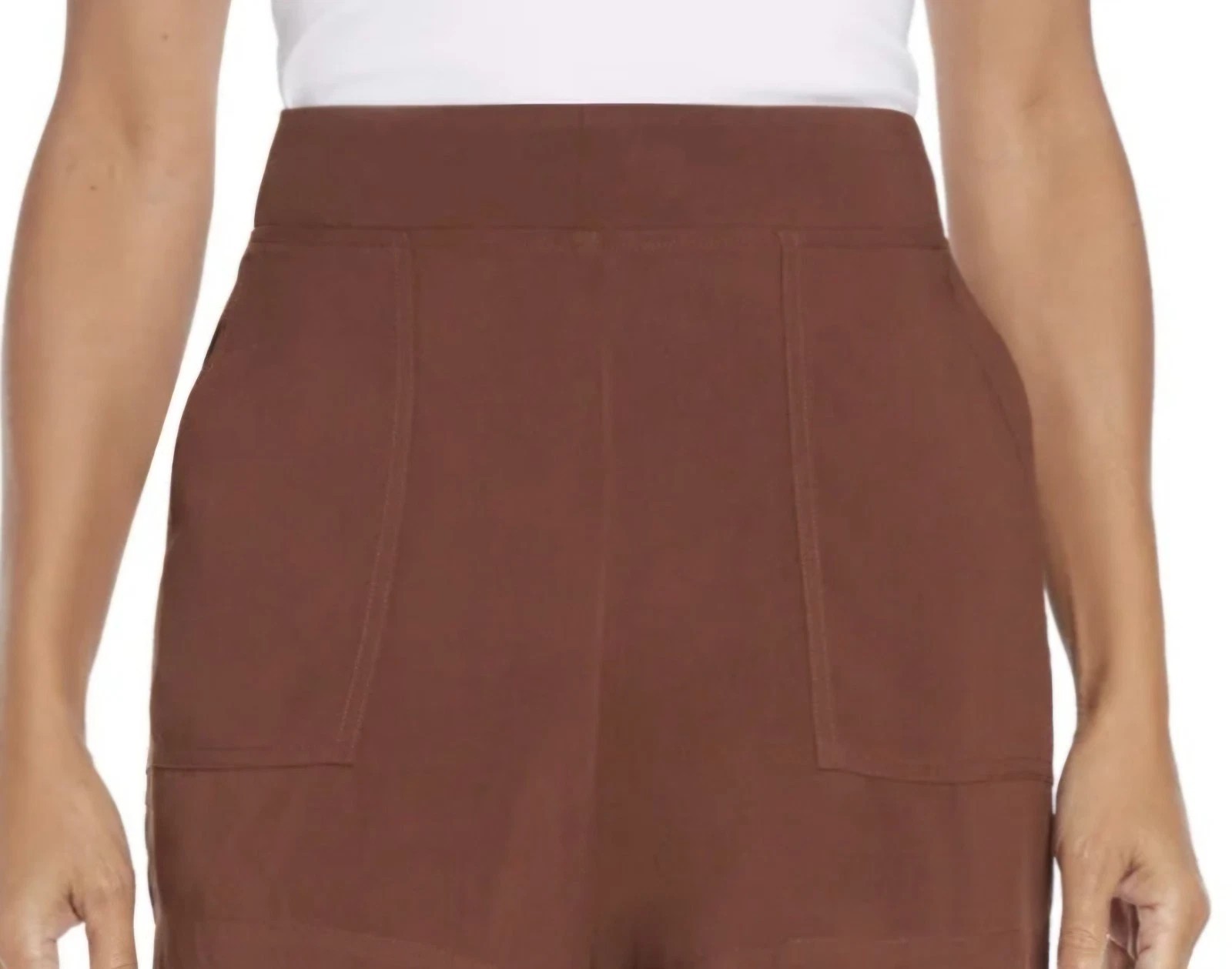 Wildfox Womens Lightweight Relaxed Fit Pull-On Shorts Multicolor Pockets