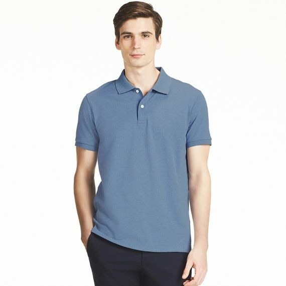 Men’s Polo Shirt Dri-Fit Quick-Dry Golf Sports Tee Cotton Jersey Plain T Shirt