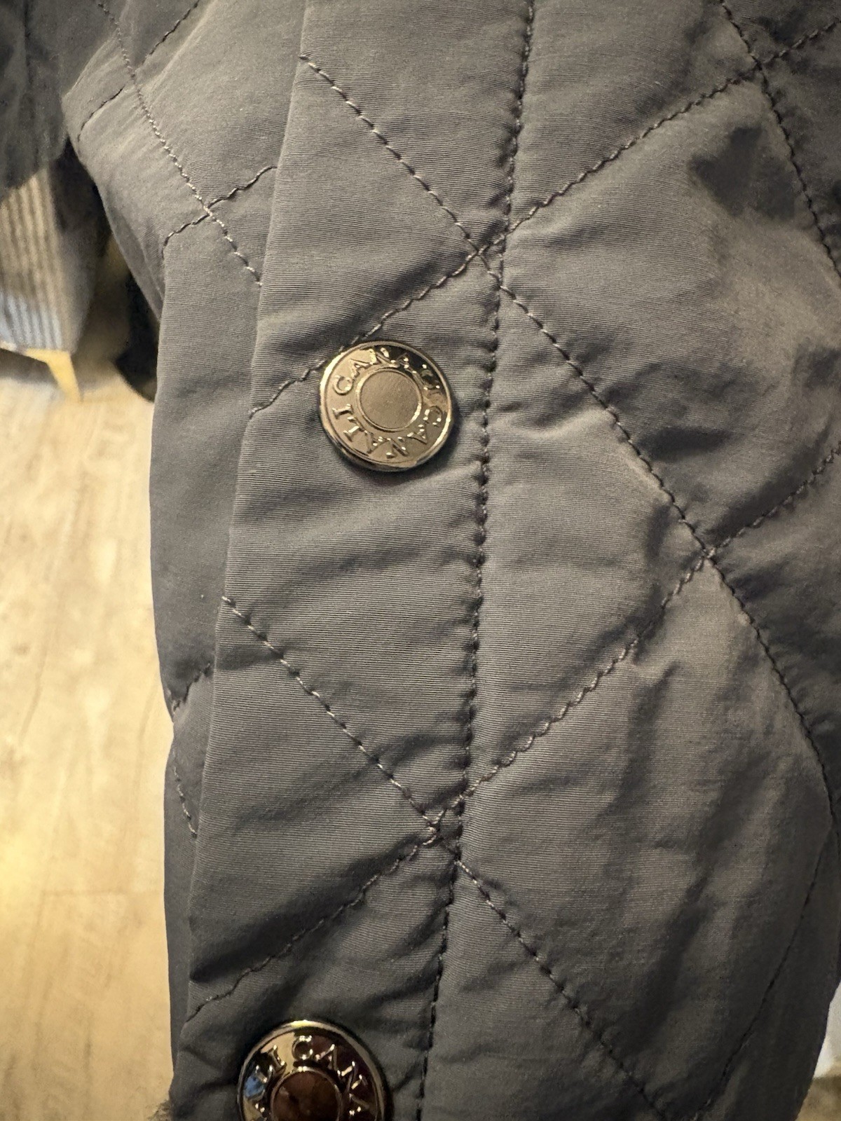 Canali Coat Men Size 54 Overcoat Insulated Button Zip Lined Made In Italy