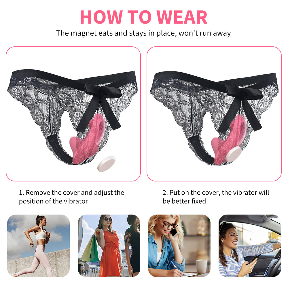 10 Mode Remote Control Underwear Vibrating Women Panties Massager Wireless Toys
