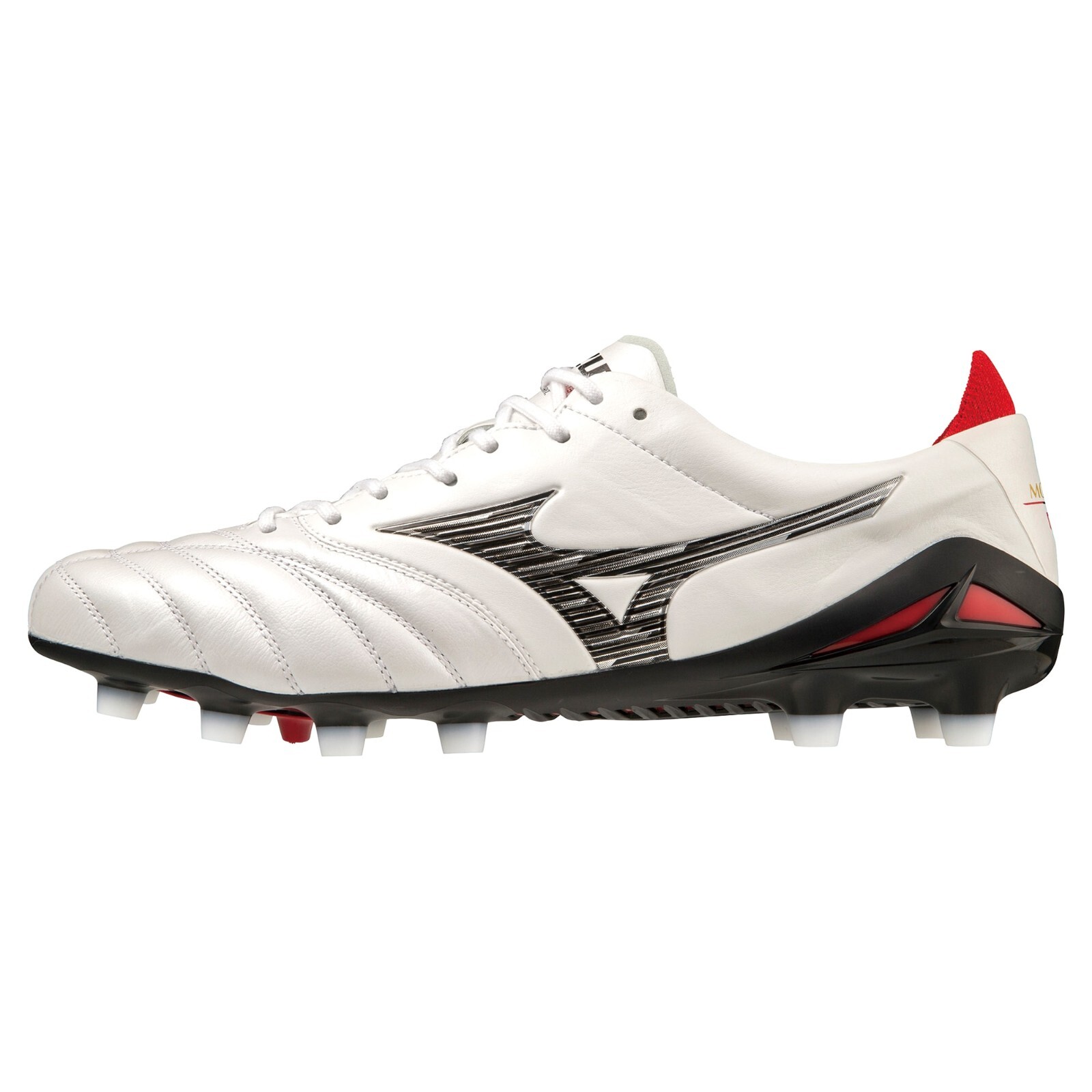 Mizuno Soccer Cleats MORELIA NEO 4 JAPAN Super White Pearl/Black P1GA2330 09 NEW