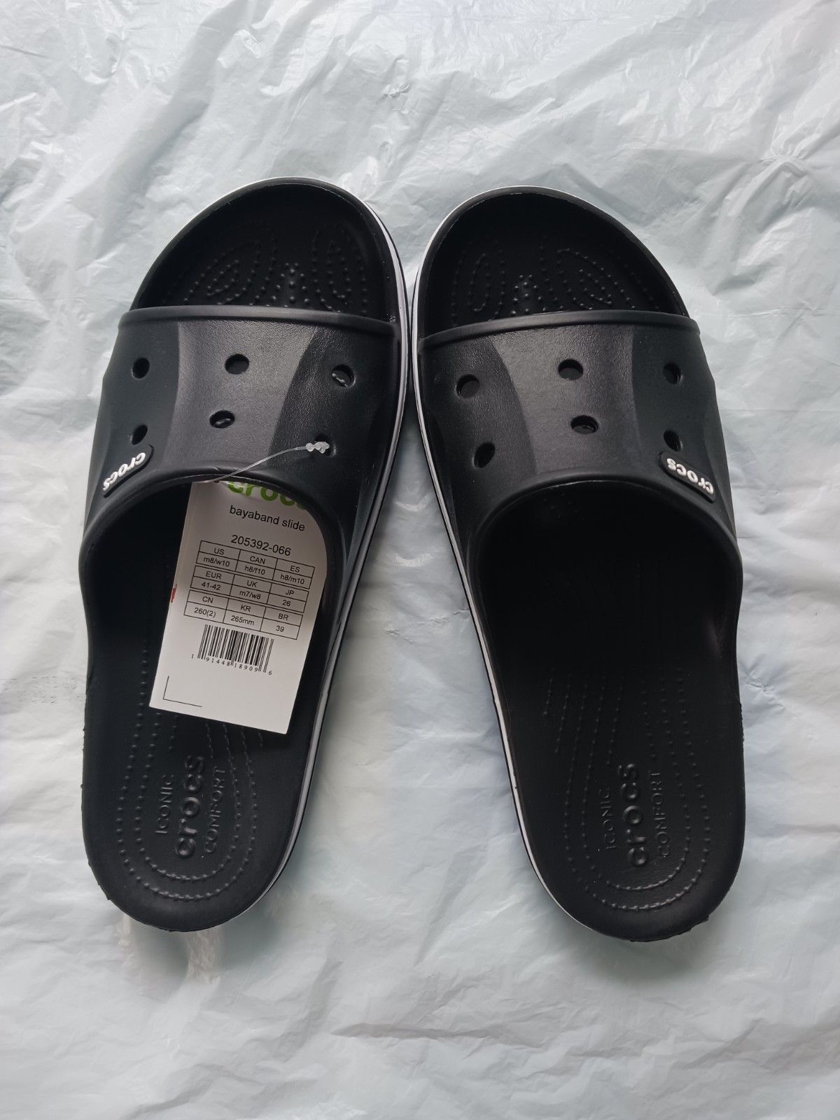 Crocs Bayaband Slide Sandals Men’s Size 8 Women’s Size10 NWT