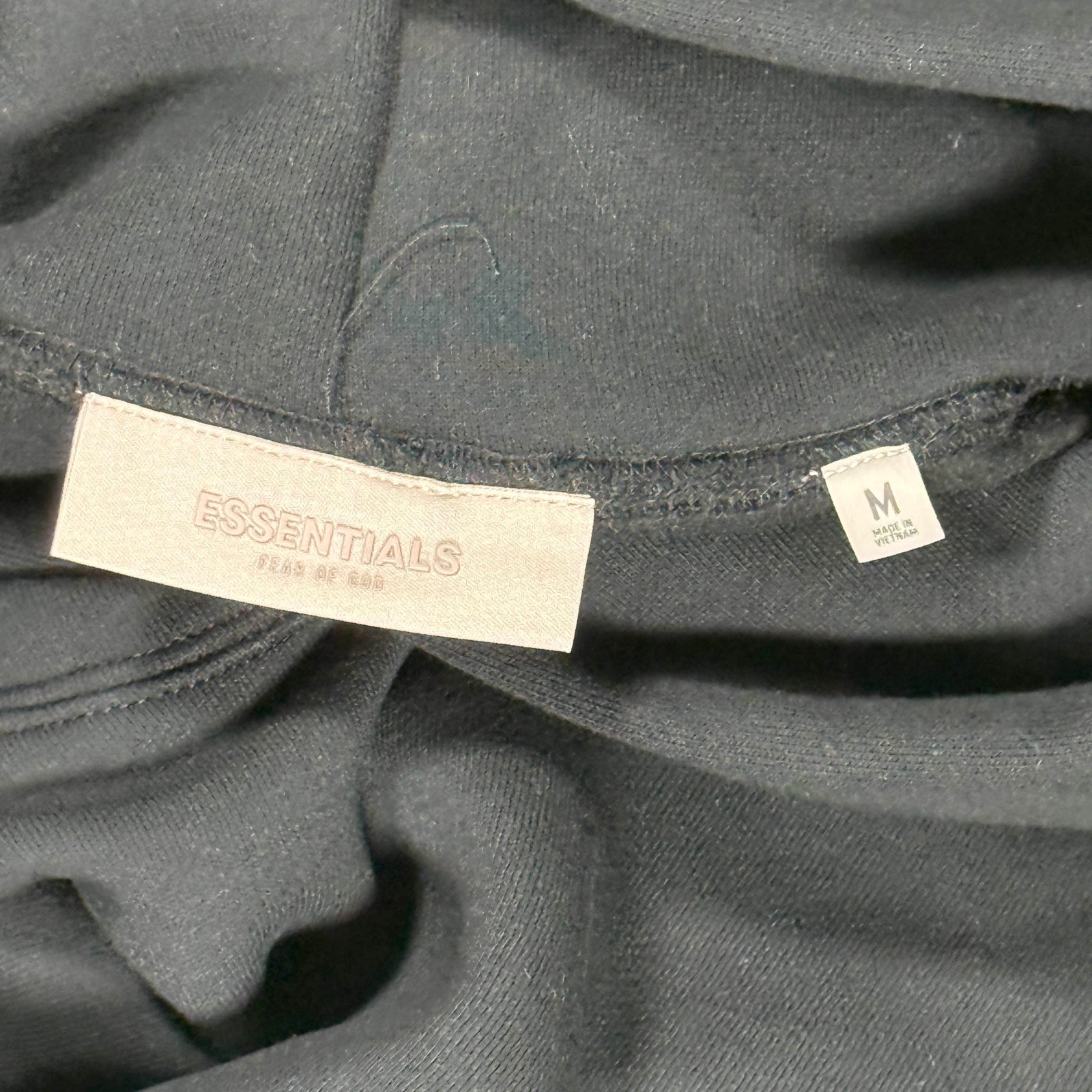 Fear of God Essentials Hoodie SS22 Stretch Limo Black – 100% Authentic (XXS-XXL)