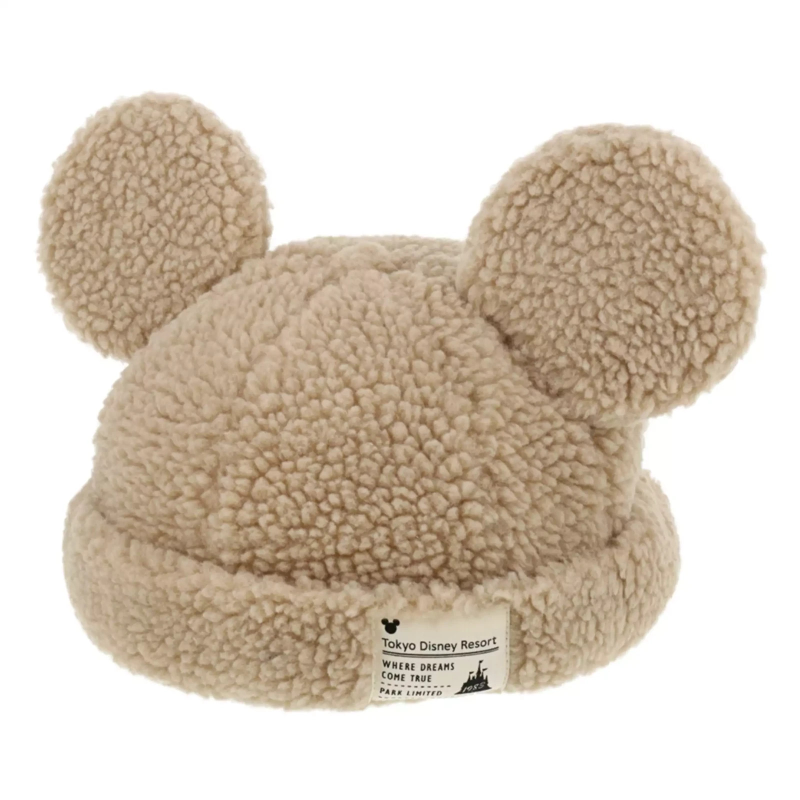 Tokyo Disney Resort Mickey Ear Fluffy Beanie Hat Adult Japan 【US STOCK】
